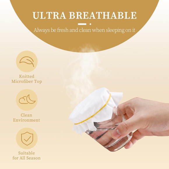 Mattress Pads 2 Pack Twin - Deep Pockets Waterproof White New in Packaging - Picture 6 of 8